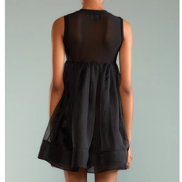 NWT Cynthia Rowley Gems Mesh Organza Empire Dress - Picture 6 of 13